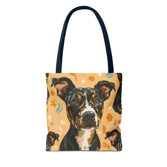 Custom Dog Portrait Tote Bag | Personalized Dog Mom  Gift | Upload Your Dog's Photo | Unique Dog Lover Gift